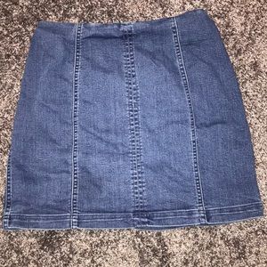 short skirt jean